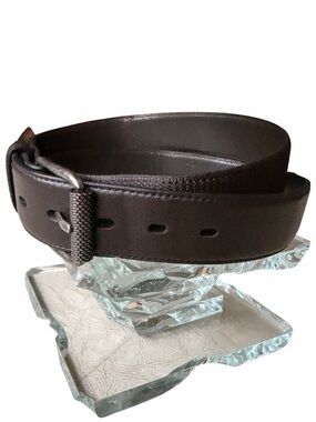 5.11 Tactical Mission Ready Brown Leather and Web Belt with Heavy Buckle, 40